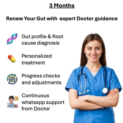 3-Month Level-Up – Renew your gut with expert Doctor guidance